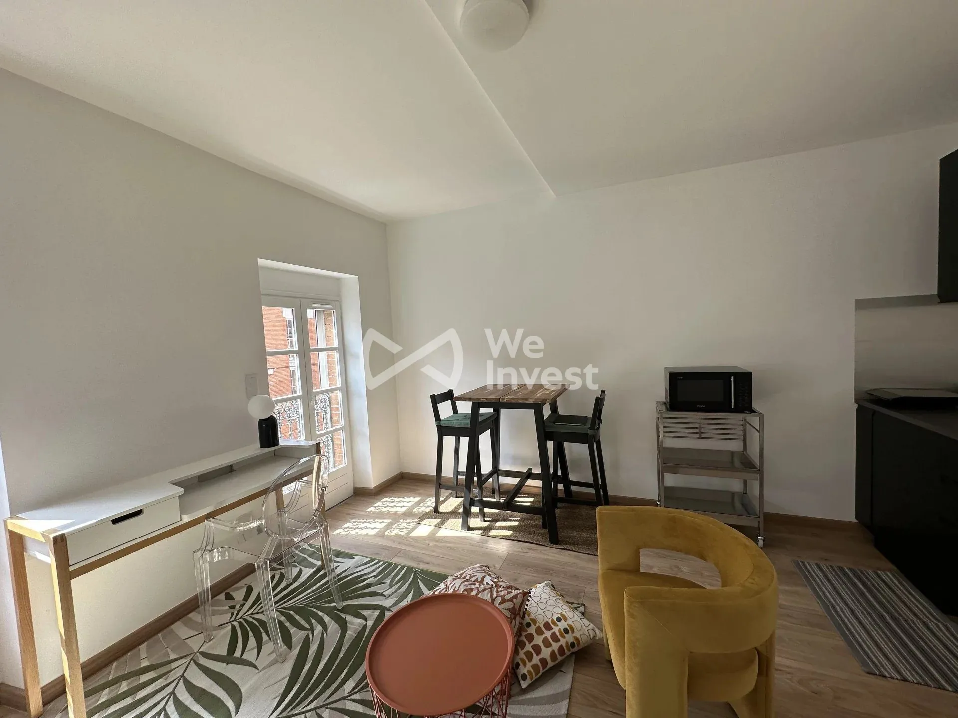 Appartement T1 de prestige à Toulouse - 25 m² rénové avec luminosité