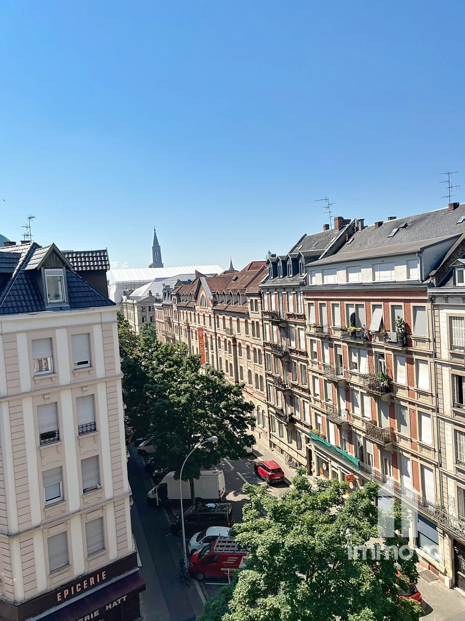 Appartement T1 avec vue sur la cathédrale à Strasbourg, dernier étage