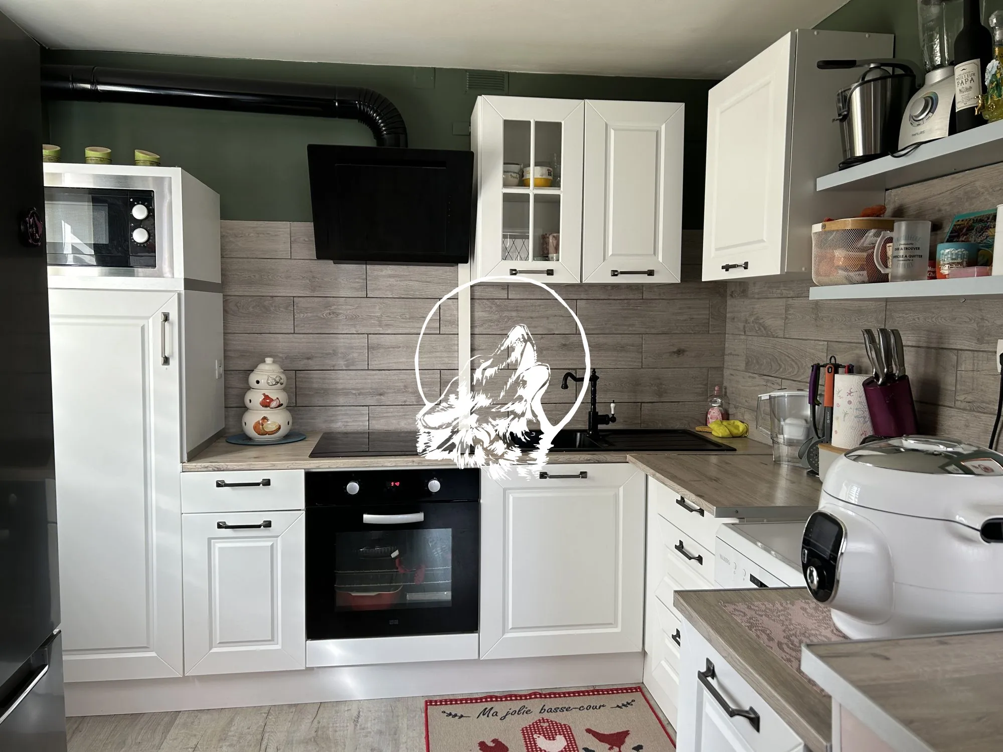 Maison mitoyenne rénovée à vendre à Folschviller – 109 m² avec jardin et garage