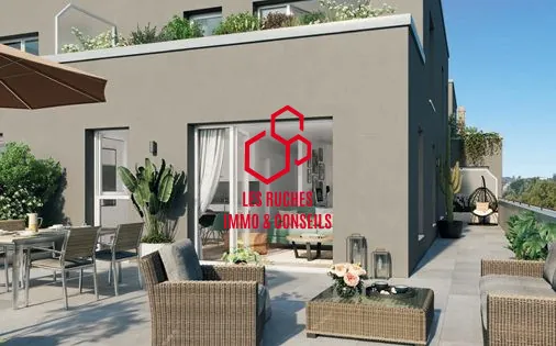 Appartement T2 à vendre à Meaux - 46,40 m² avec balcon et vue imprenable 