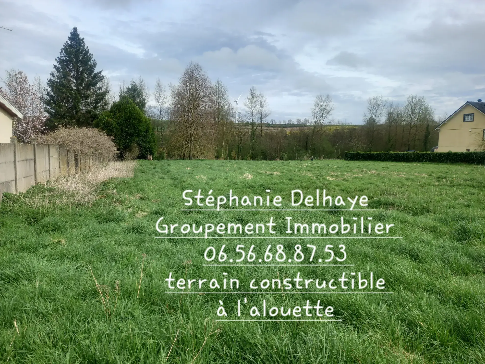 Terrain constructible à vendre à Ligny sur Canche – Superficie de 4791 m²
