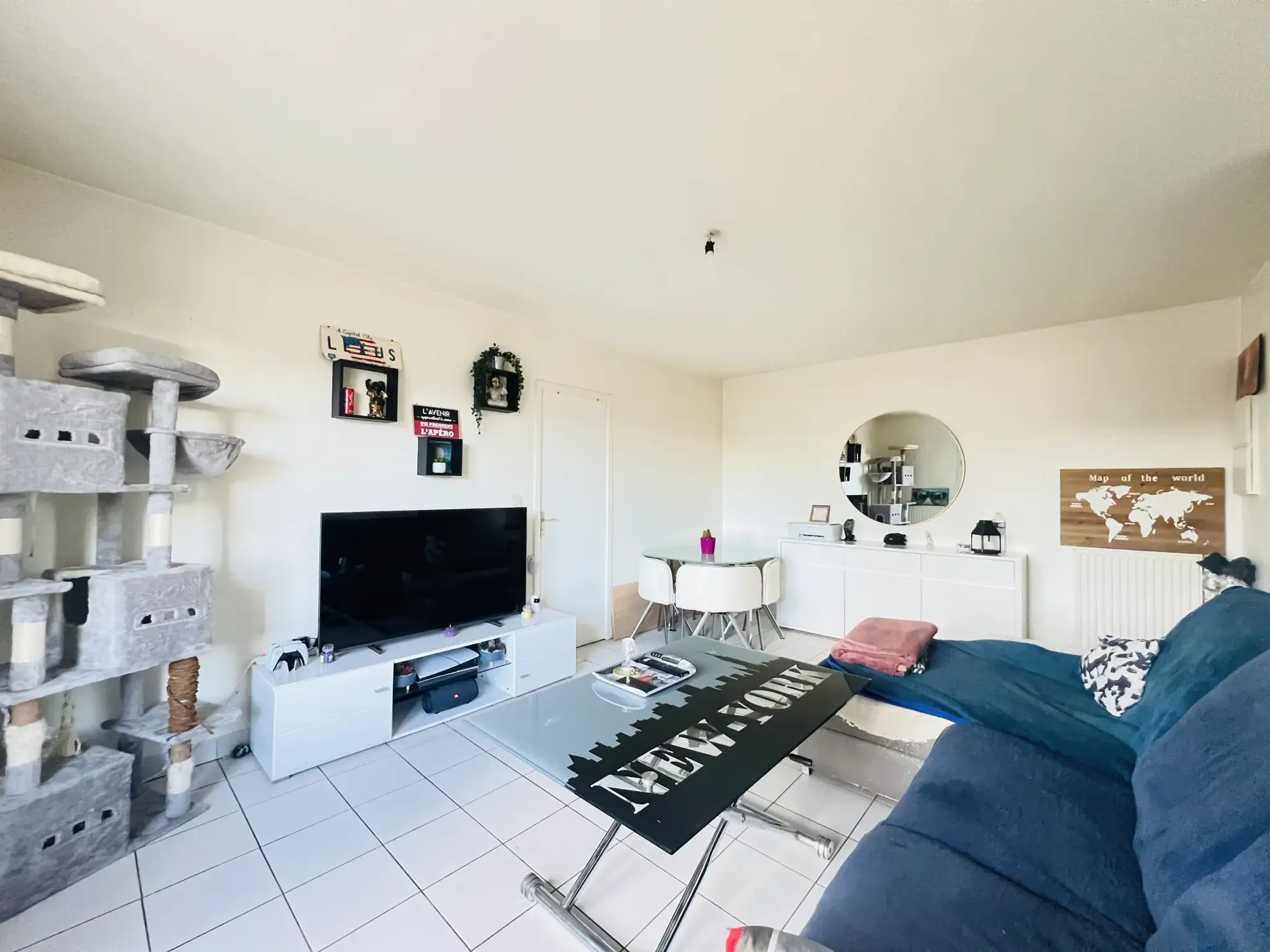 Appartement T2 avec balcon et parking à Auneau – Centre-ville 42 m² 