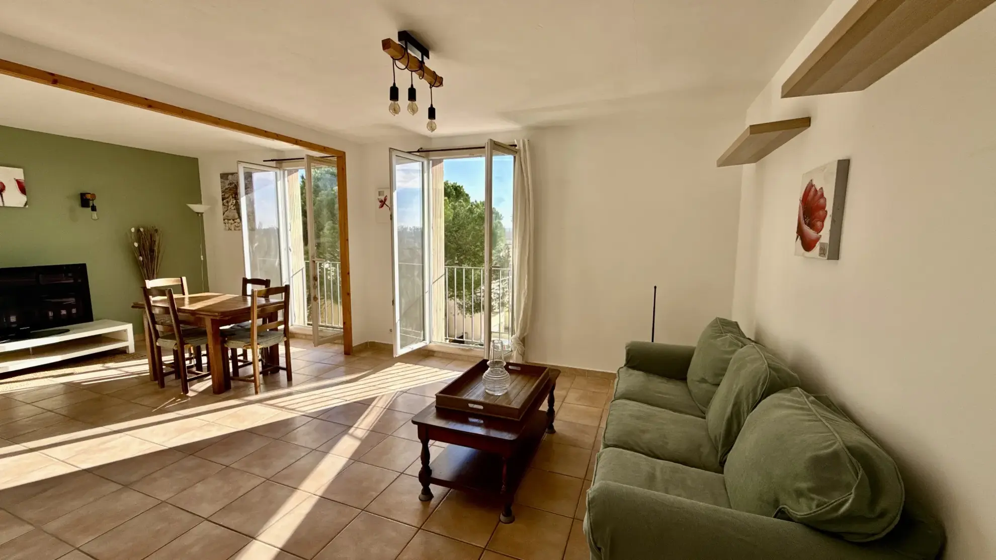 Appartement T2 avec garage et cave à Montfavet - Dernier étage