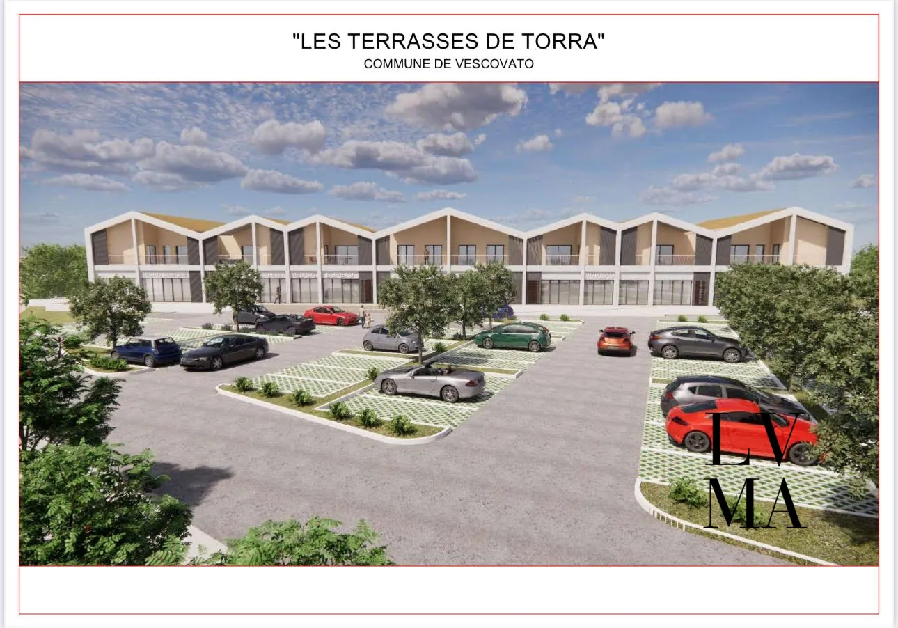 Appartement neuf T4 avec parking à Vescovato, résidence 'LES TERRASSES DE TORRA'