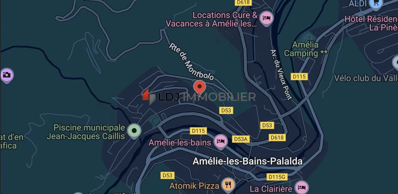 Appartement T3 lumineux avec terrasse, cave et parking à Amélie-les-Bains-Palalda 