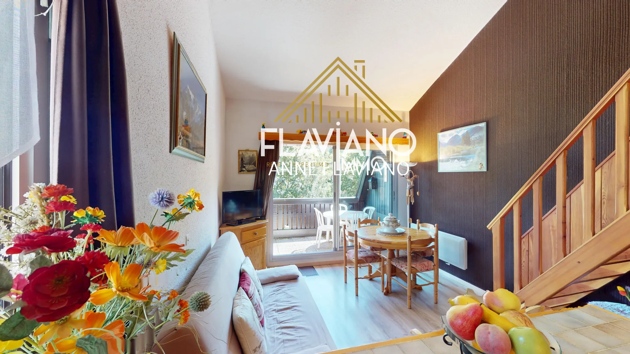 Appartement T2 avec mezzanine à Barcelonnette, vue montagne, idéal vacances ou résidence principale