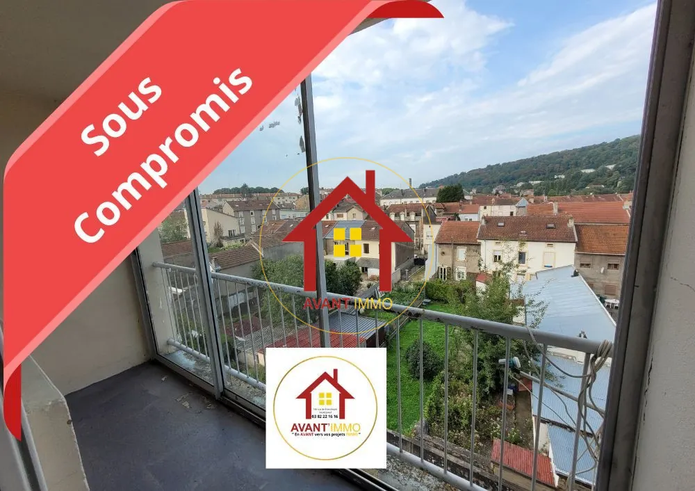 Appartement T3/T4 à vendre à Joeuf avec Balcons et Vue Dégagée