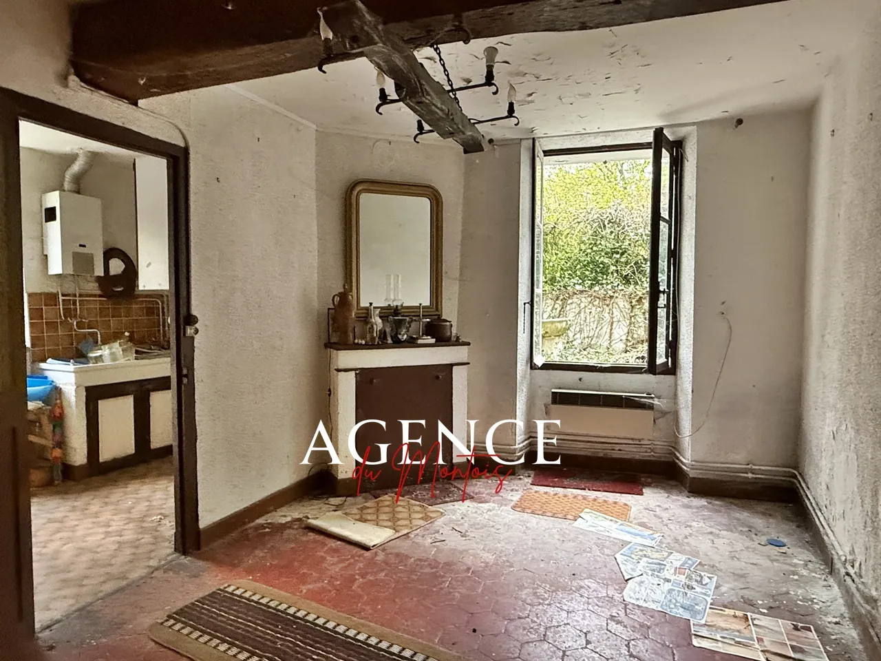 Maison à rénover avec jardin à Donnemarie-Dontilly – Faible performance énergétique 