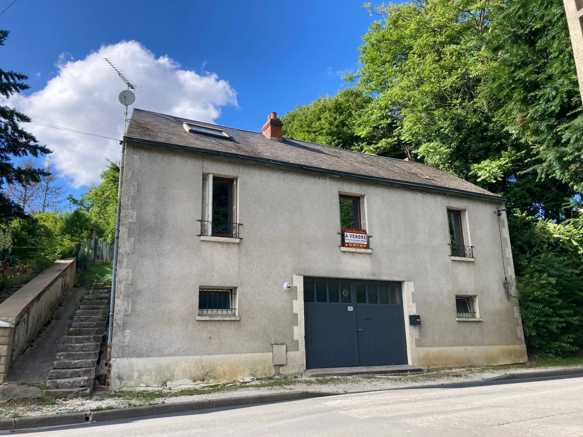 Maison 2 chambres à vendre à Châtillon-sur-Loire - 485 m² de terrain