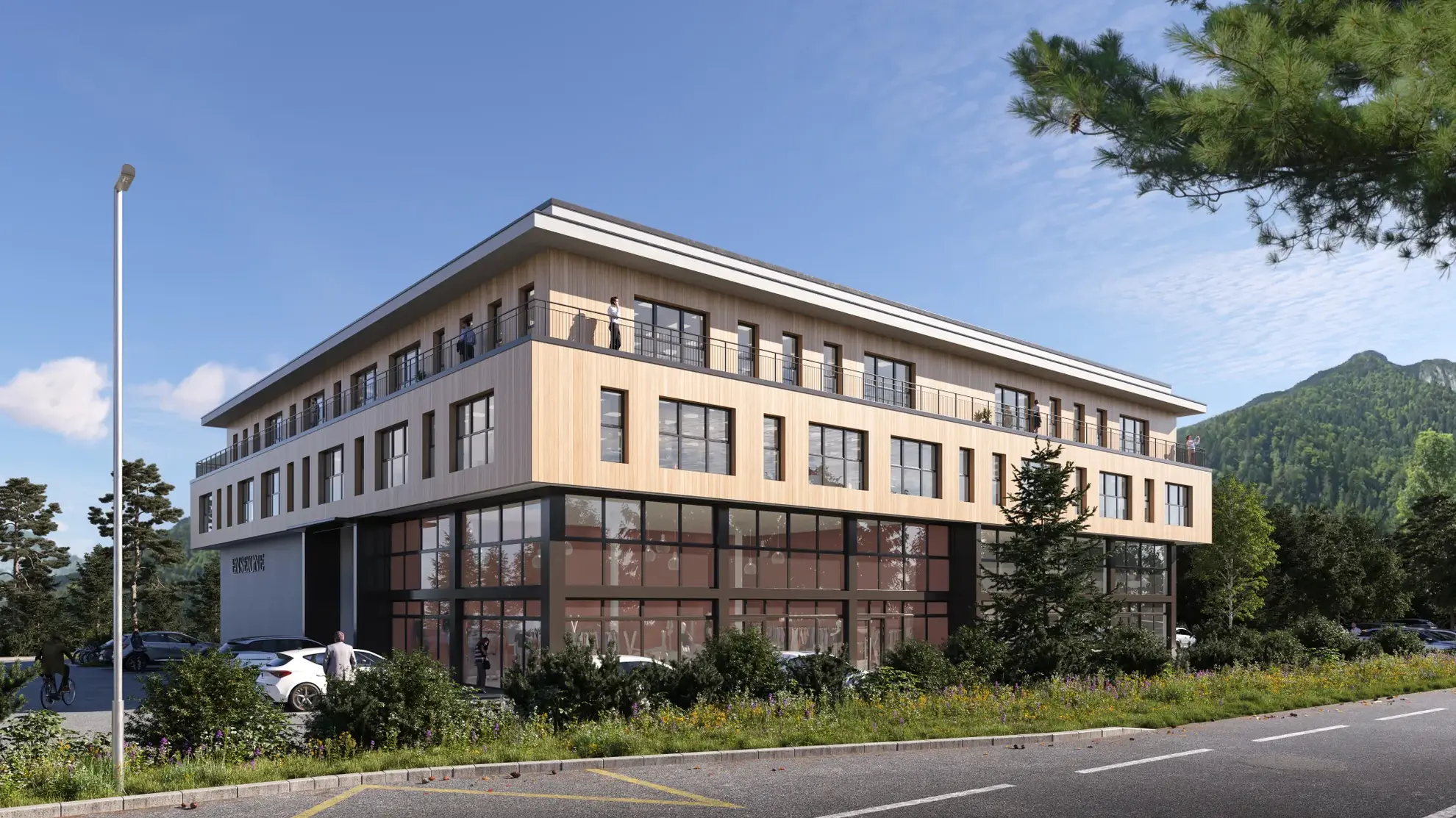 Construction neuve de bureaux et locaux artisanaux à Thones (74230), livraison 2027 