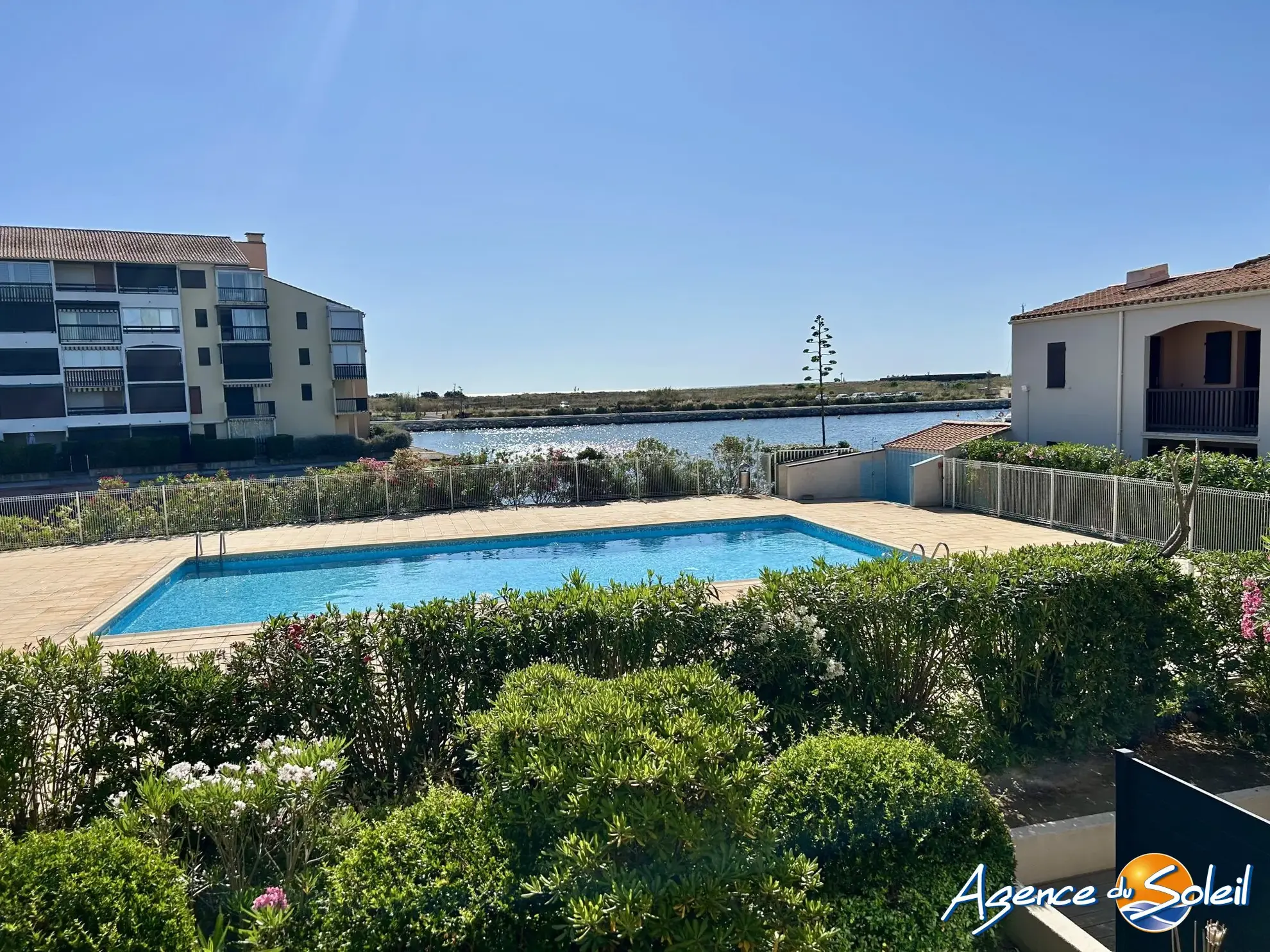 Appartement T2 avec vue sur Marina et piscine à Saint-Cyprien