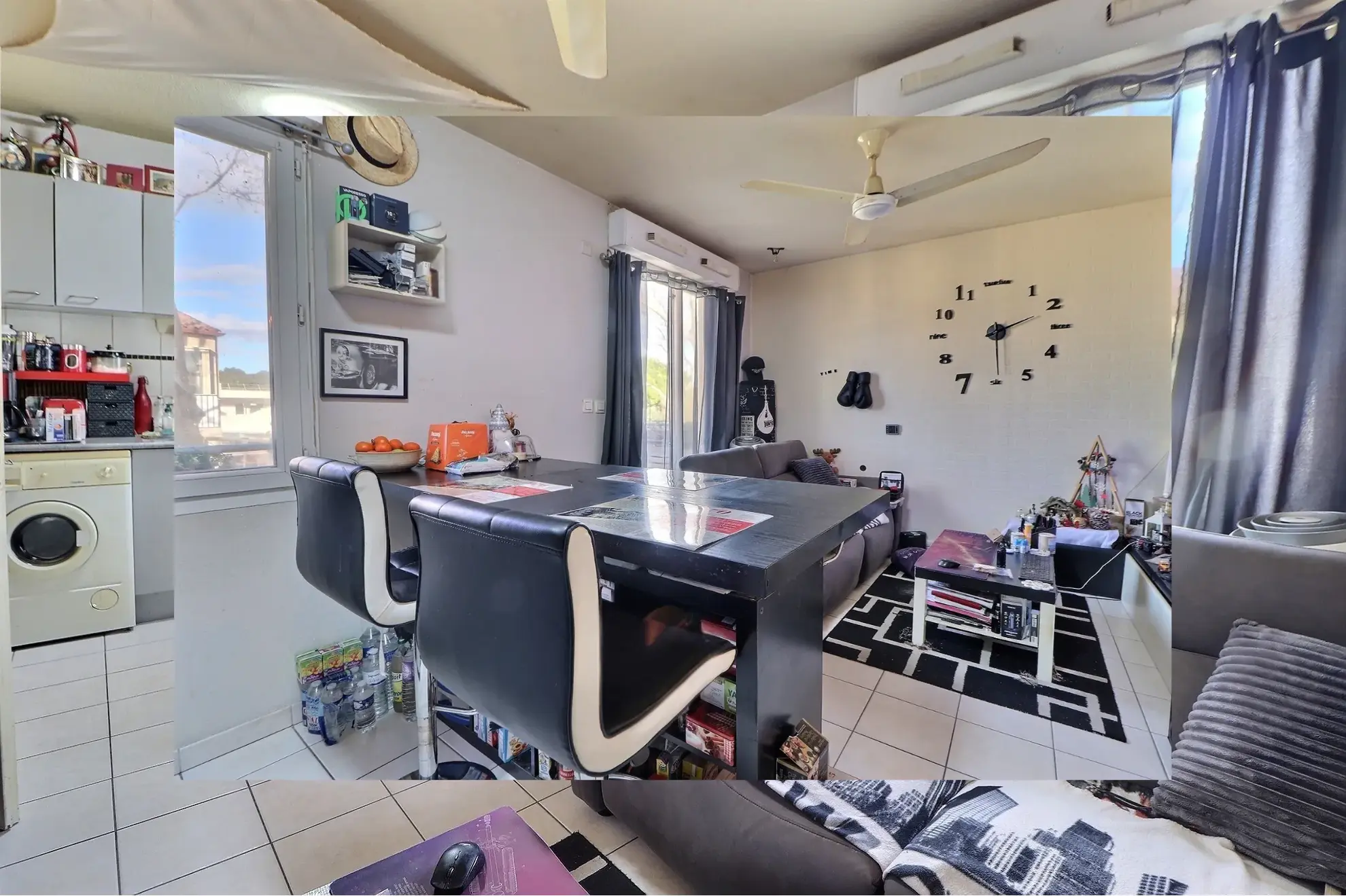 A vendre appartement T2 avec terrasse à Saint-Bres, 36,28 m², loué 596 €/mois