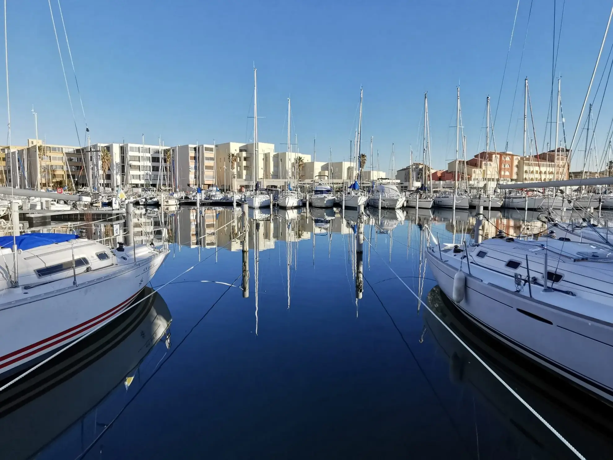 Vente d'un appartement T2 cabine avec vue port à Port Leucate à 89 000 € 