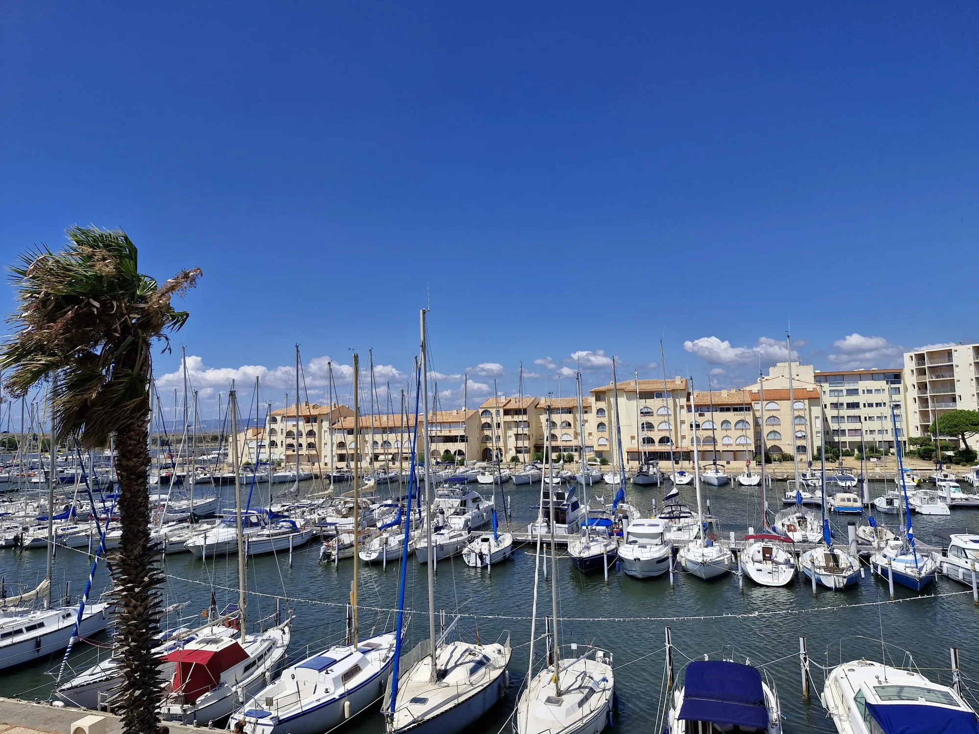 Vente d'un appartement T2 cabine avec vue port à Port Leucate à 89 000 €