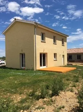 Maison neuve 80 m² à Lieudieu avec 3 chambres, faible consommation énergétique