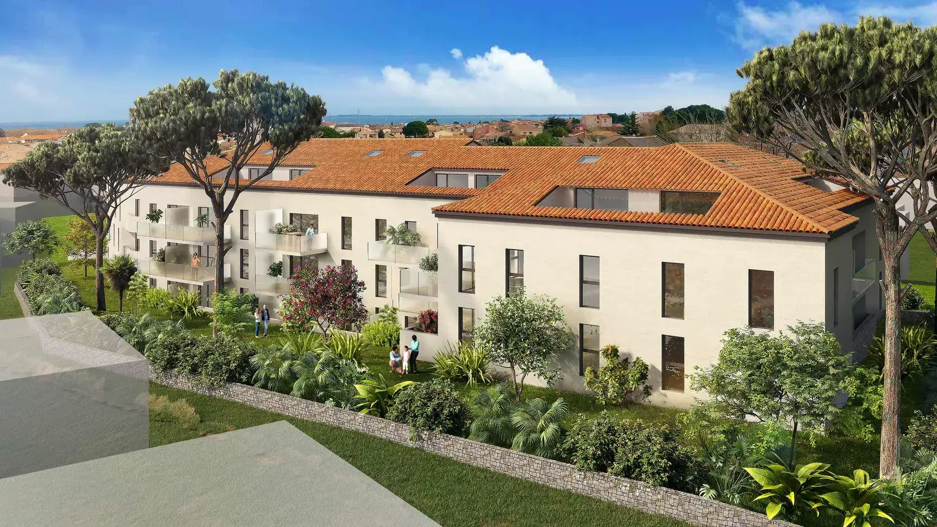 Appartements neufs à vendre à Marseillan – 2 pièces de 42,22 m² avec balcon