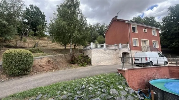 Belle maison avec vue imprenable à La Motte Saint-Jean – 112 m², terrain 3 620 m² 