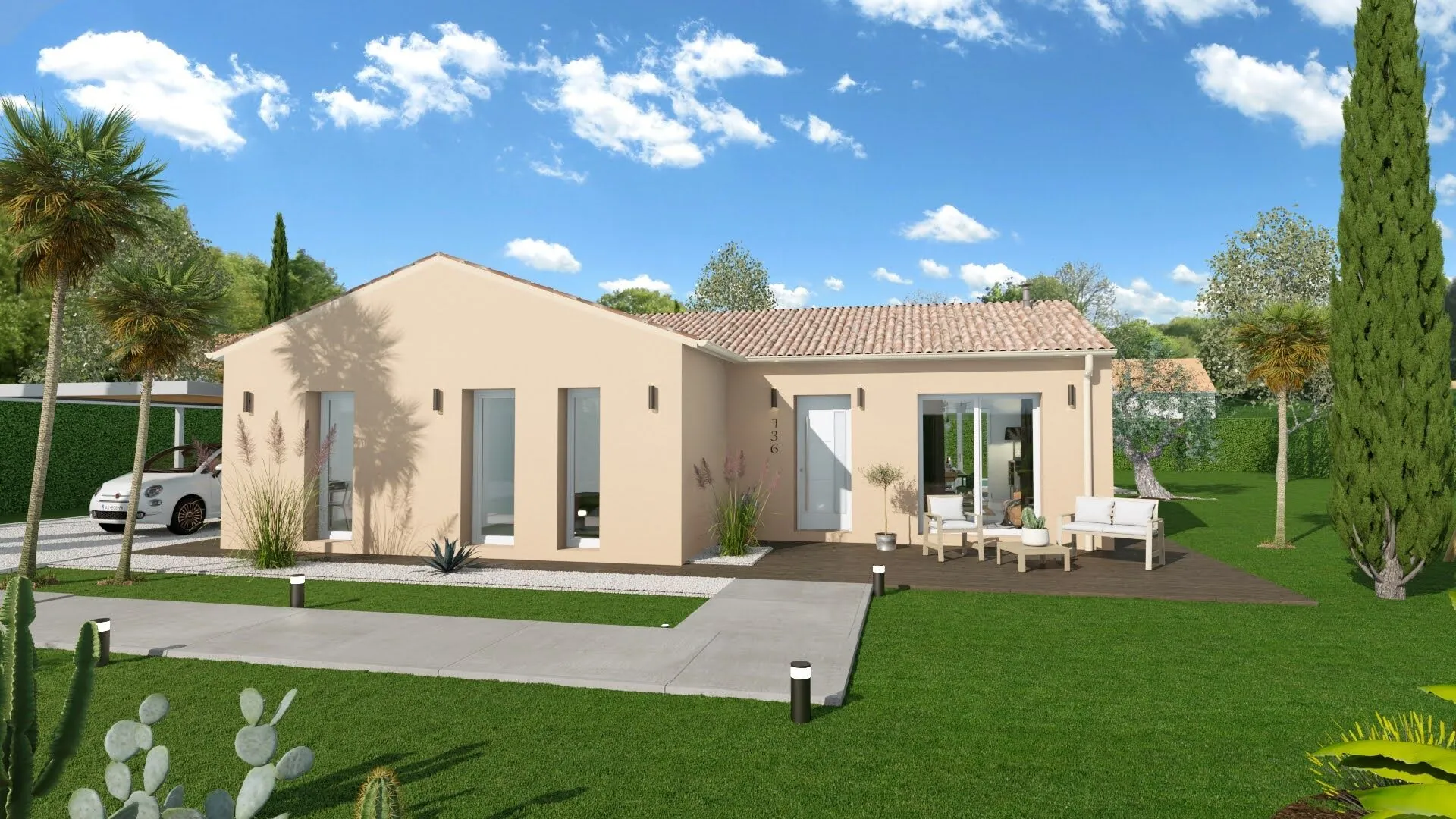 Maison neuve 90 m² à Saint-Maurice-L'Exil avec 3 chambres
