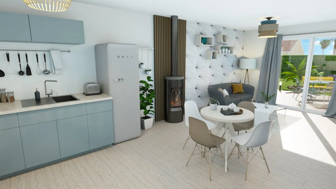 Maison neuve de 55 m² à Roisey avec 2 chambres dans le Parc du Pilat 