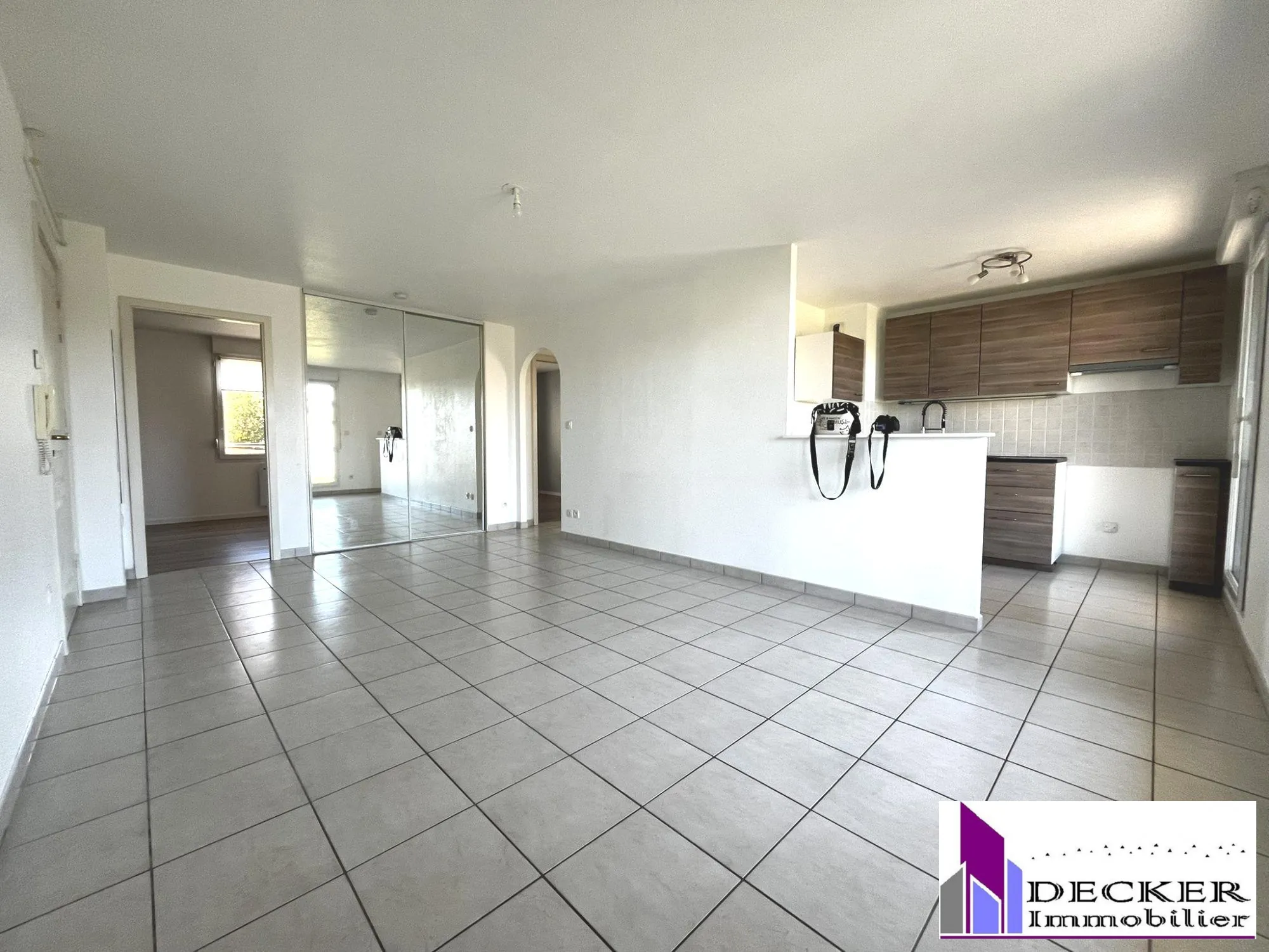 Appartement 3 pièces de 52,60 m² avec terrasse, garage et parking à Dauendorf