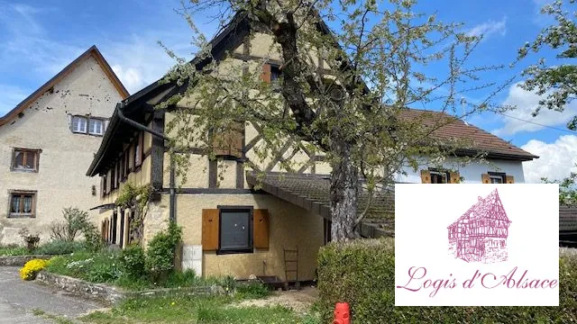 Belle maison alsacienne à vendre près de la frontière suisse dans le Jura 