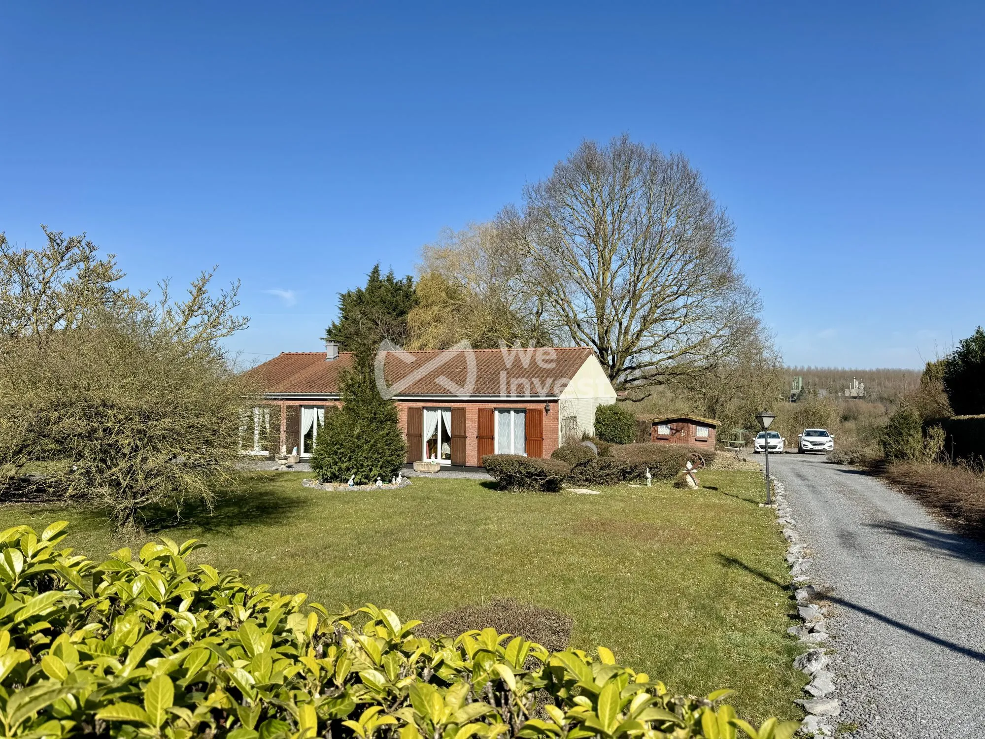 Maison de plain-pied avec terrain de 3500m² à Bellignies - Rez-de-chaussée, 4 chambres, proche frontière