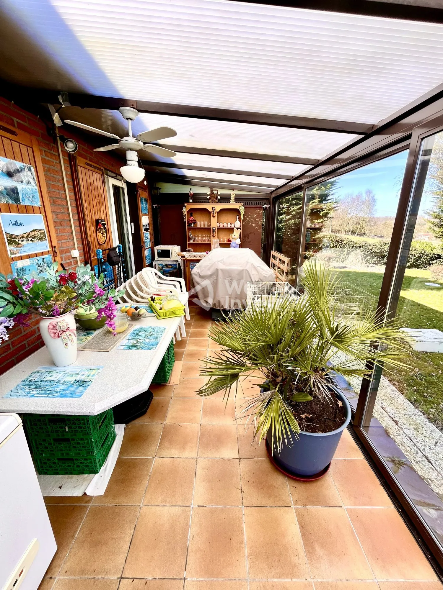 Maison de plain-pied avec terrain de 3500m² à Bellignies - Rez-de-chaussée, 4 chambres, proche frontière 