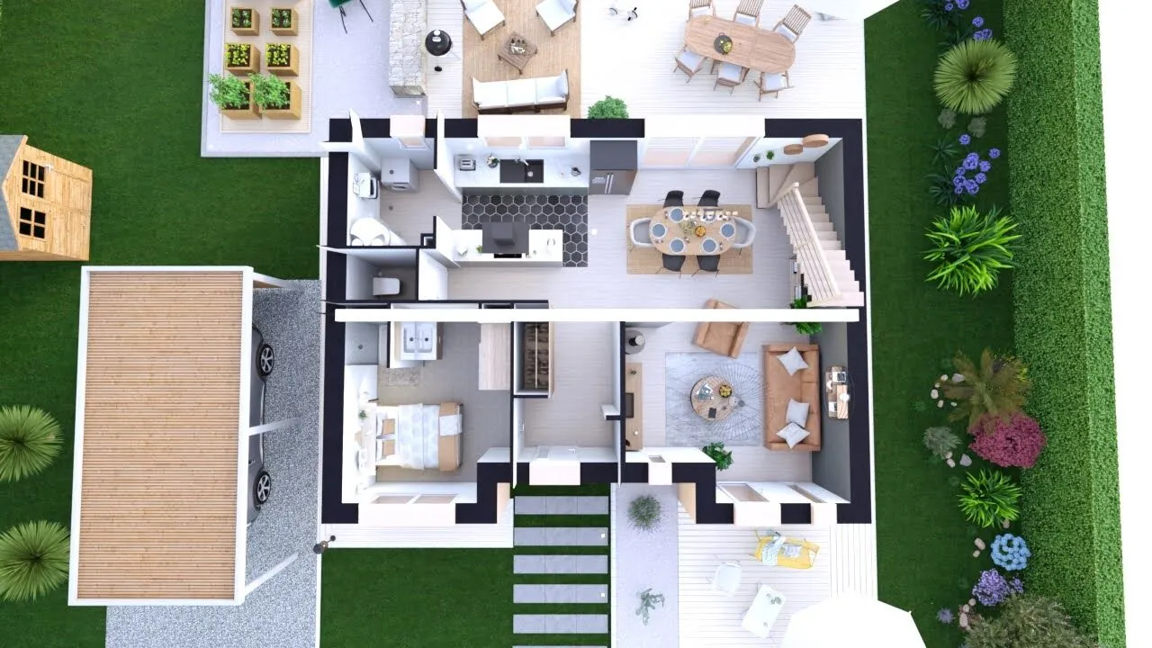 Maison neuve de 110 m² à Saint-Barthélémy-de-Vals avec 4 chambres 