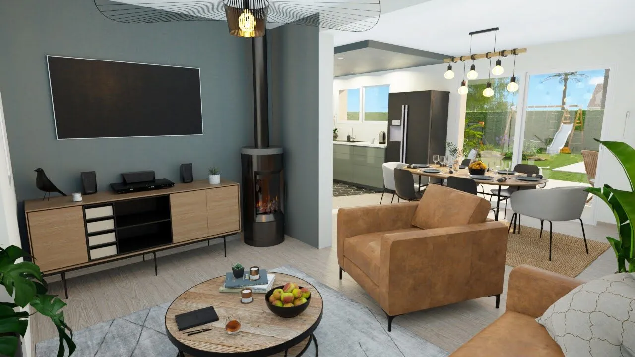 Maison neuve de 110 m² à Saint-Barthélémy-de-Vals avec 4 chambres 