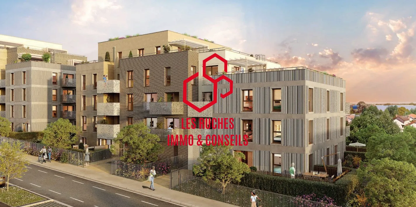 Appartement T1 neuf avec terrasse et jardin privé à Orly