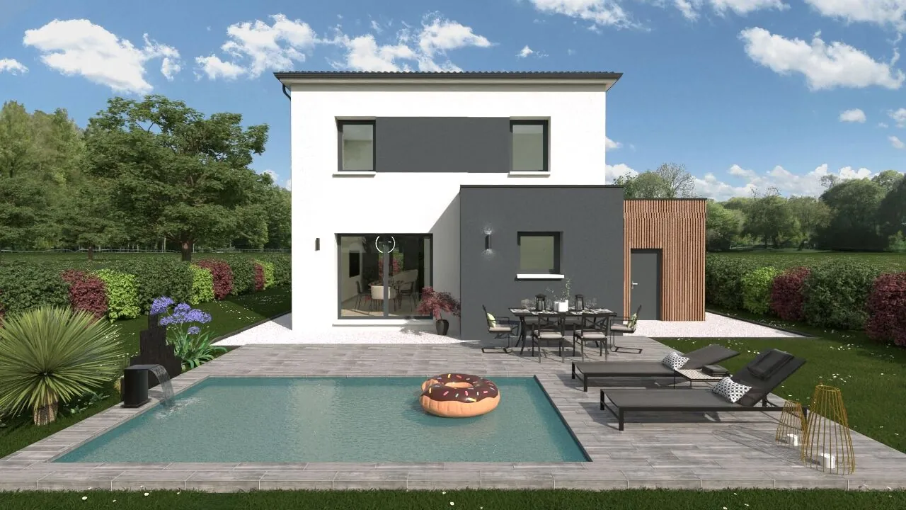 Maison Fidji à Les Ormes - 99 m², 4 chambres, moderne et personnalisable 