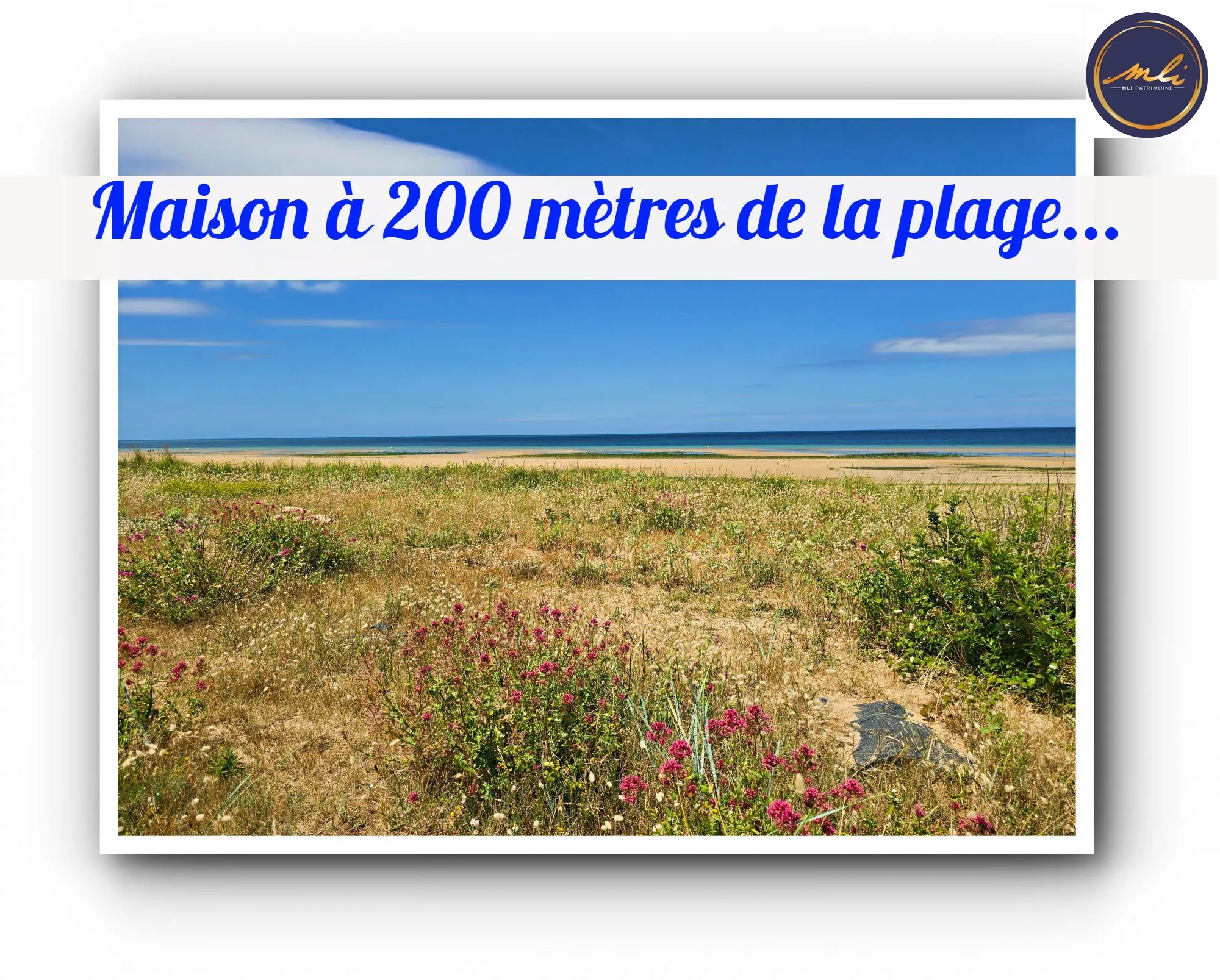 Maison à 200m de la mer avec 3 chambres à Bernières-sur-Mer