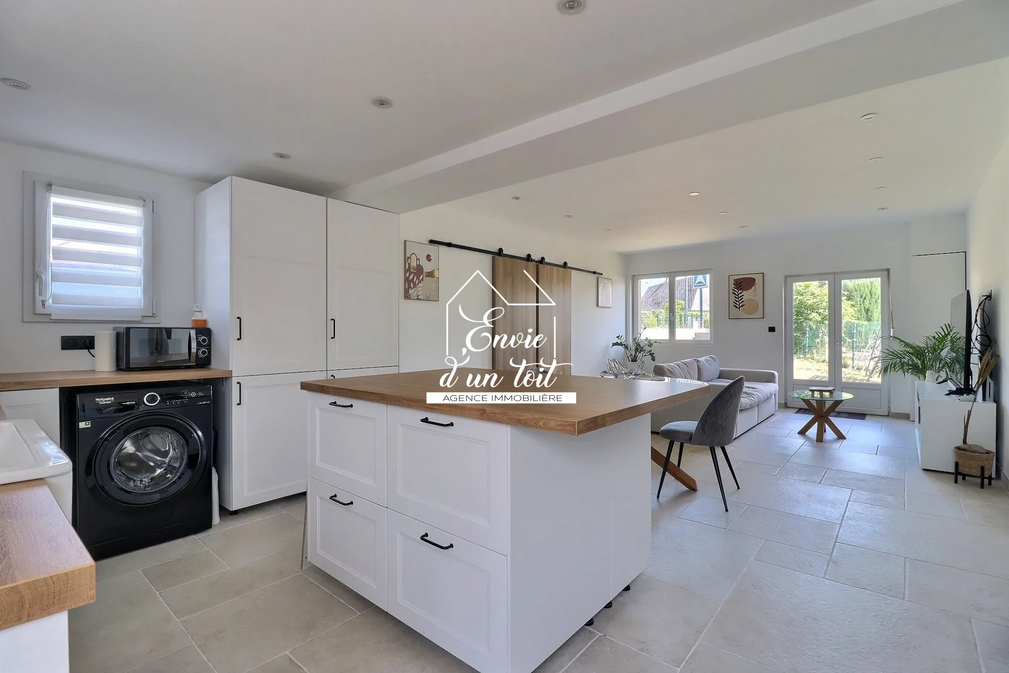 Maison de plain-pied rénovée à Grugny - 2 chambres et jardin clos