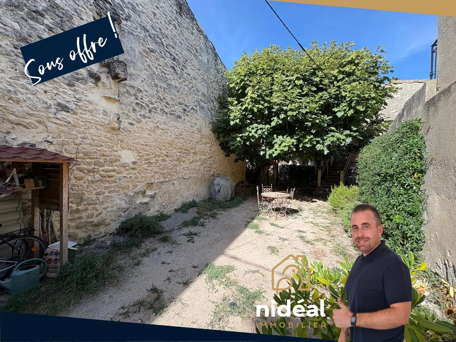 Maison à vendre à Junas avec jardin, balcon et stationnement intérieur