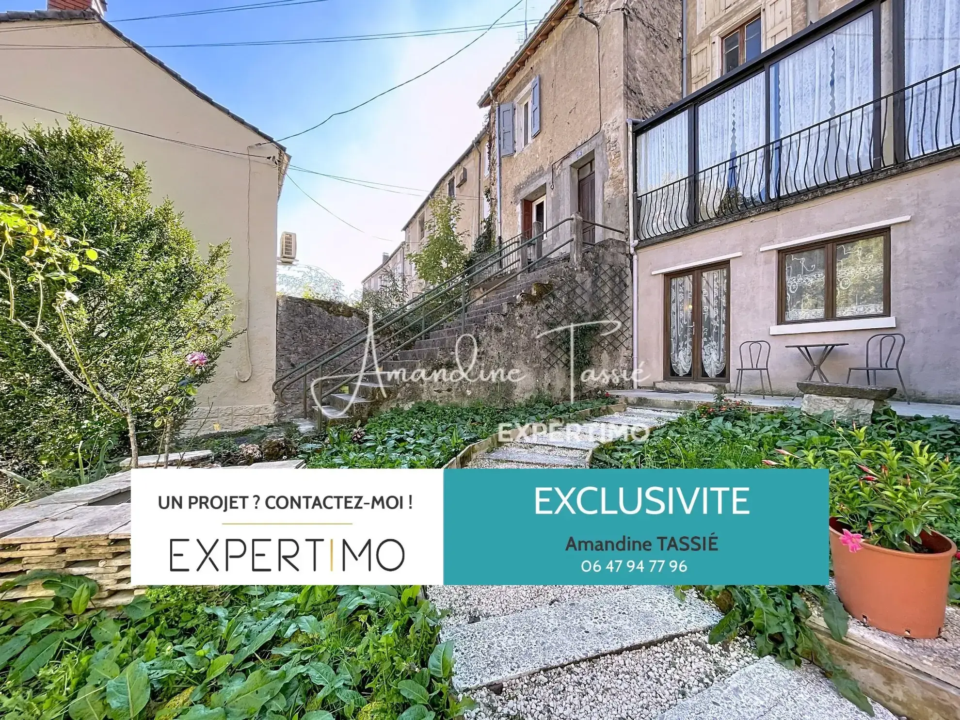 Maison de village à rénover avec jardin et appartement indépendant à Nant