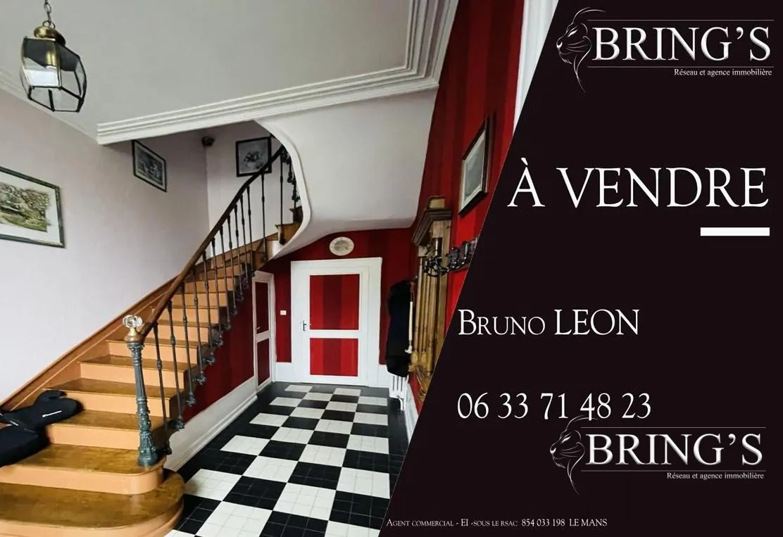 Superbe maison bourgeoise de 196 m² à Alençon, vue agréable