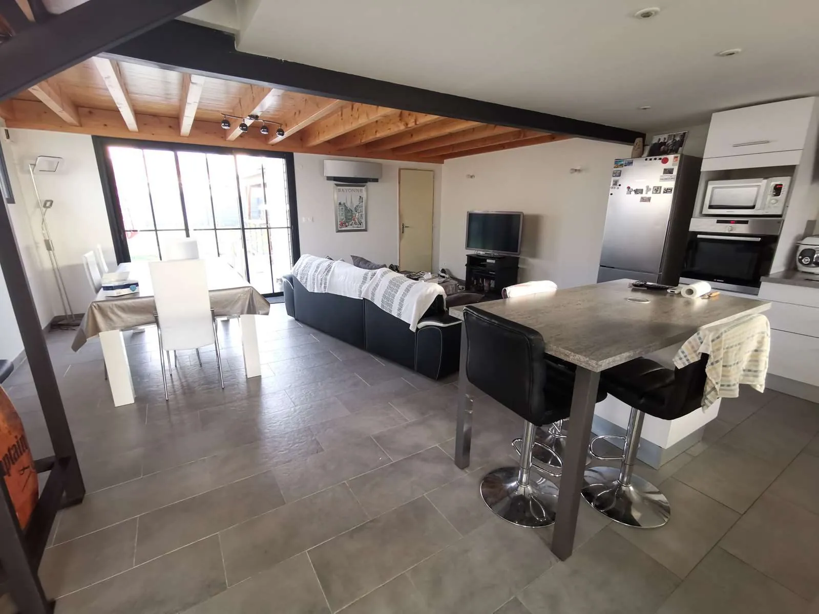 Maison 3 pièces avec jardin à Tartas, 80 m², piscine et parking 