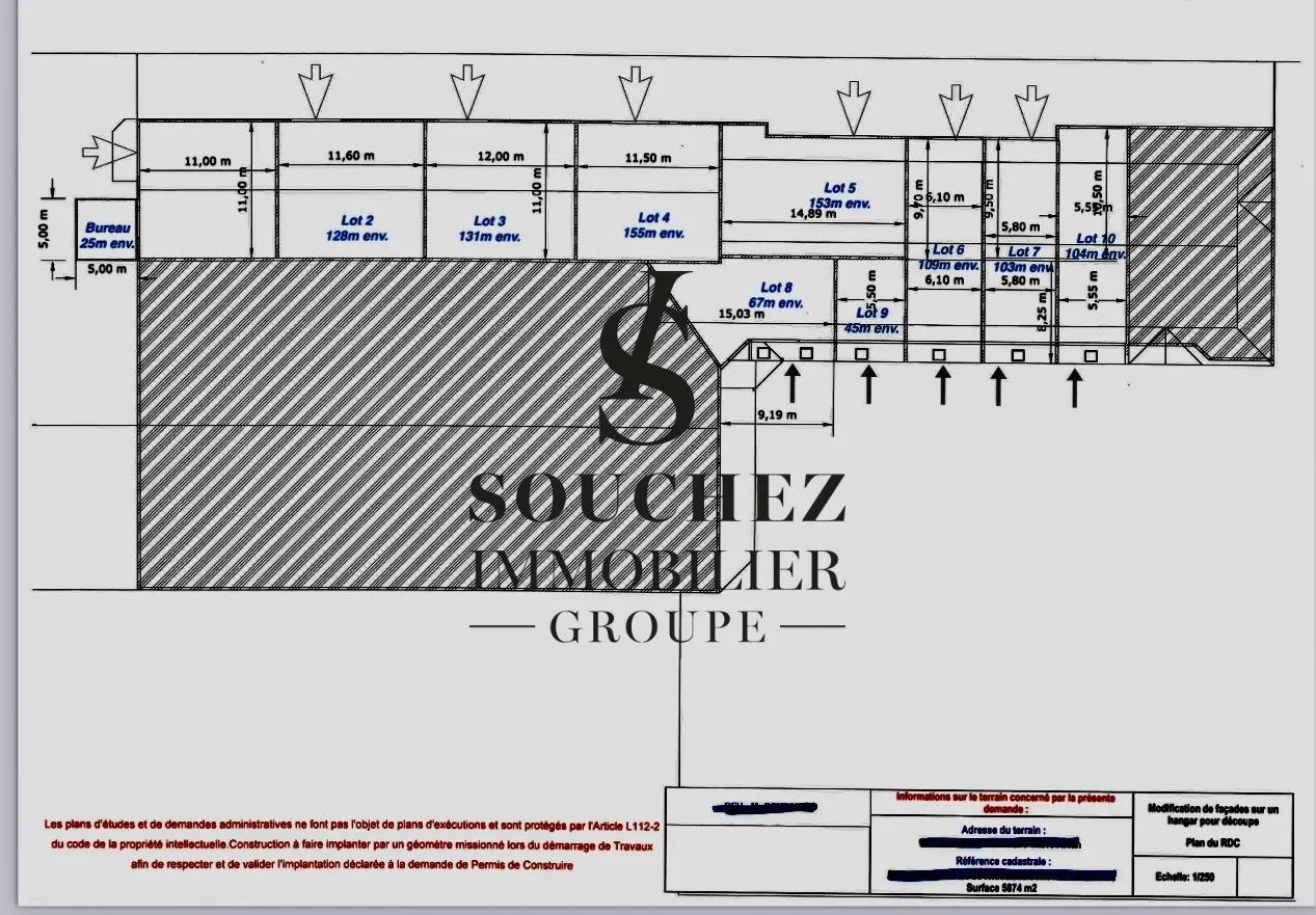 À vendre entrepôt de 131 m² avec parking à Avion, idéal pour stockage ou atelier 