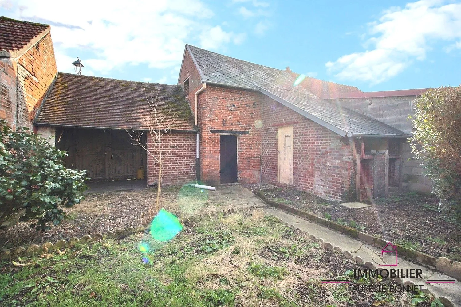 Maison de famille avec jardin et garage à Mésidon Vallée d'Auge 
