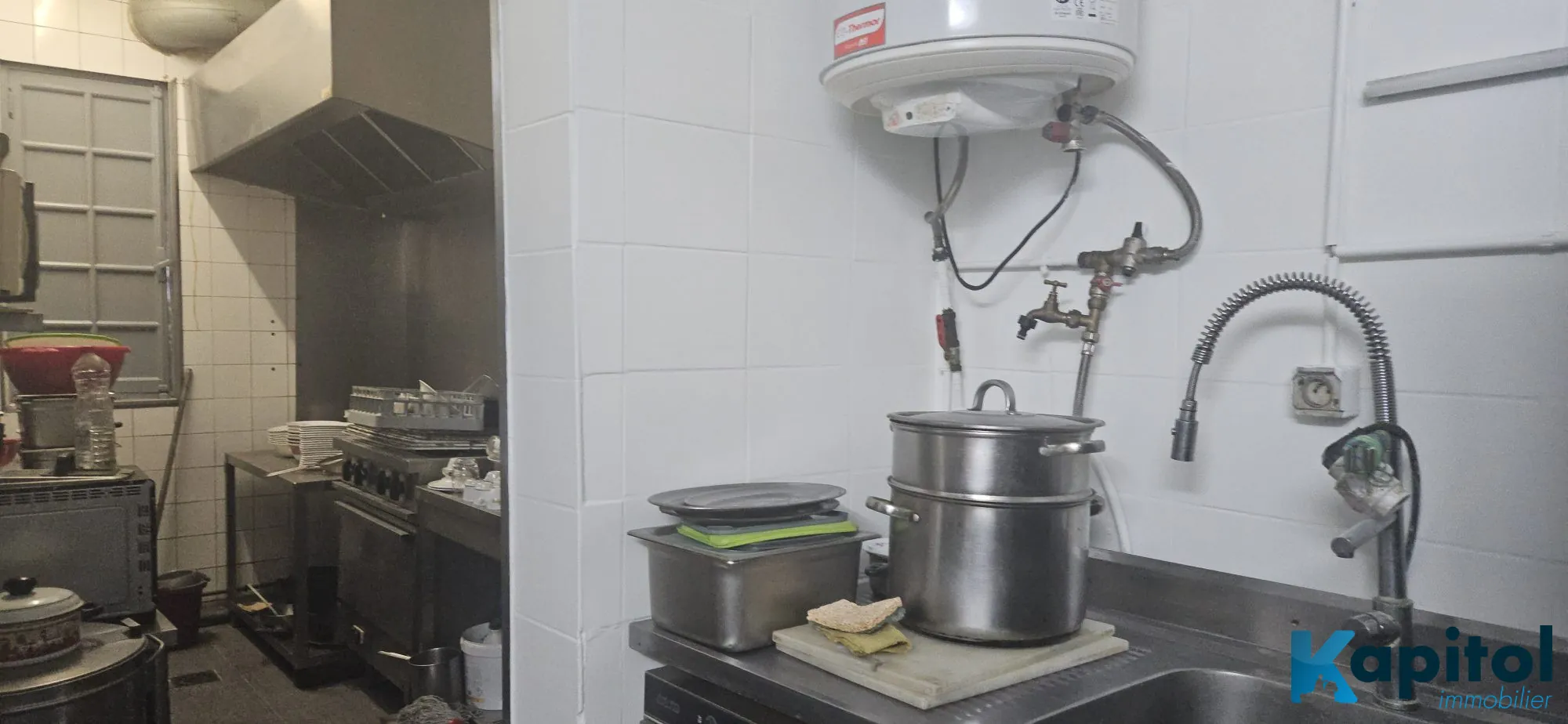 Fonds de commerce pour restaurant à Le Bourget - Extraction et Gaz, 80 m²