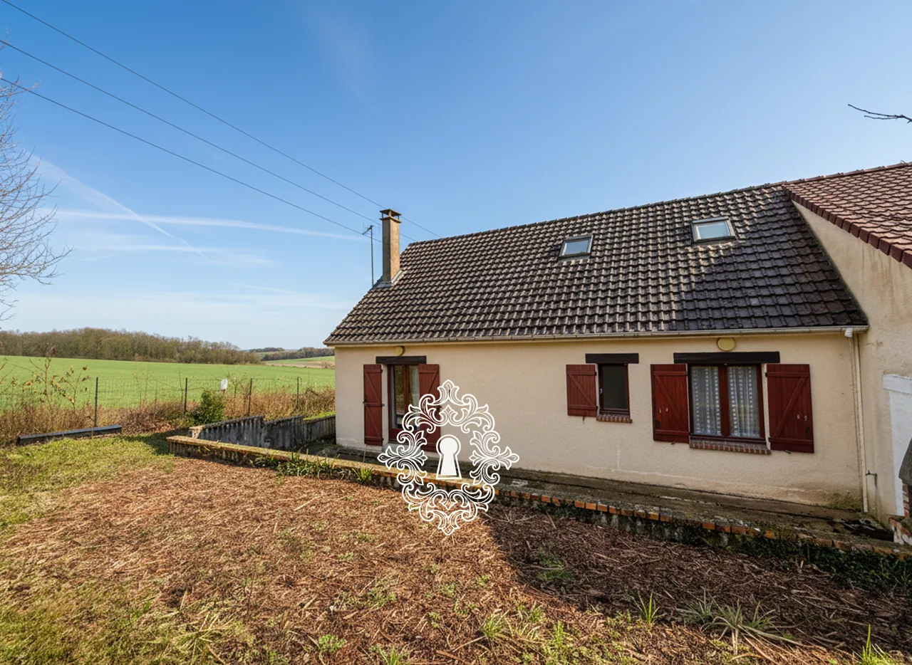 Belle maison traditionnelle de 3 chambres à Donnemarie-Dontilly avec terrain clos 