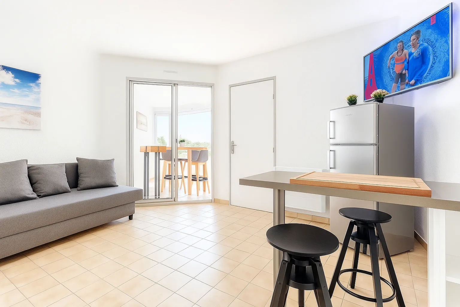 Appartement lumineux avec vue dégagée à Palavas-les-Flots – Investissement ou résidence