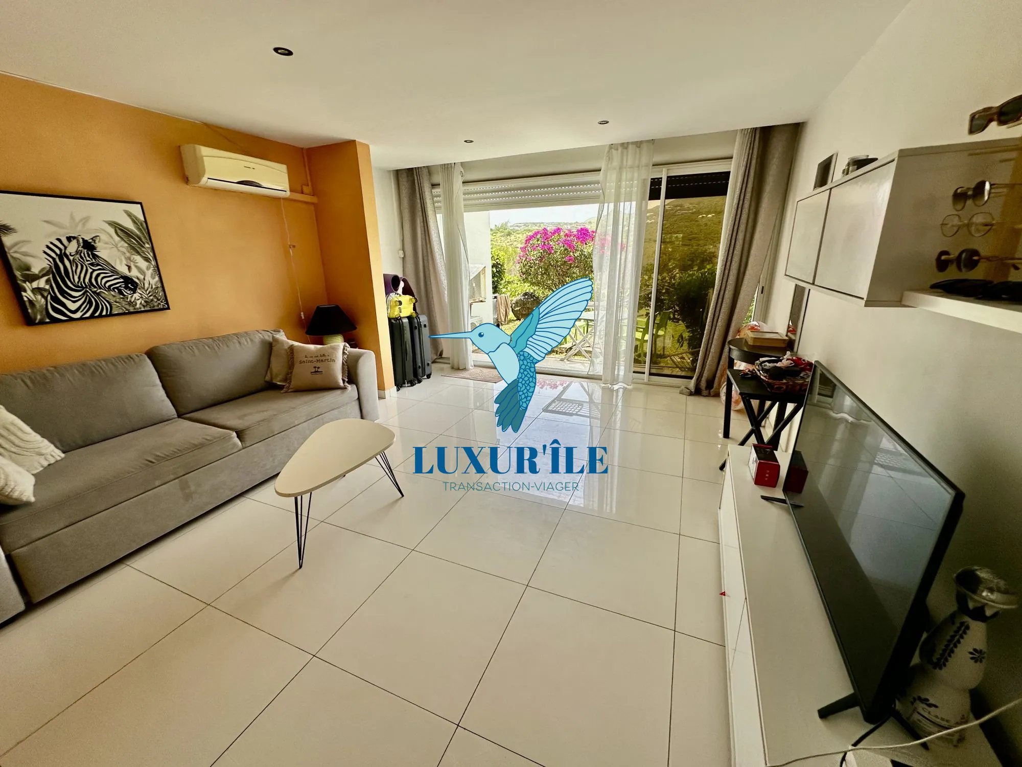 Appartement T2 avec jardin et piscine à Mont Vernon – Investissement ou résidence