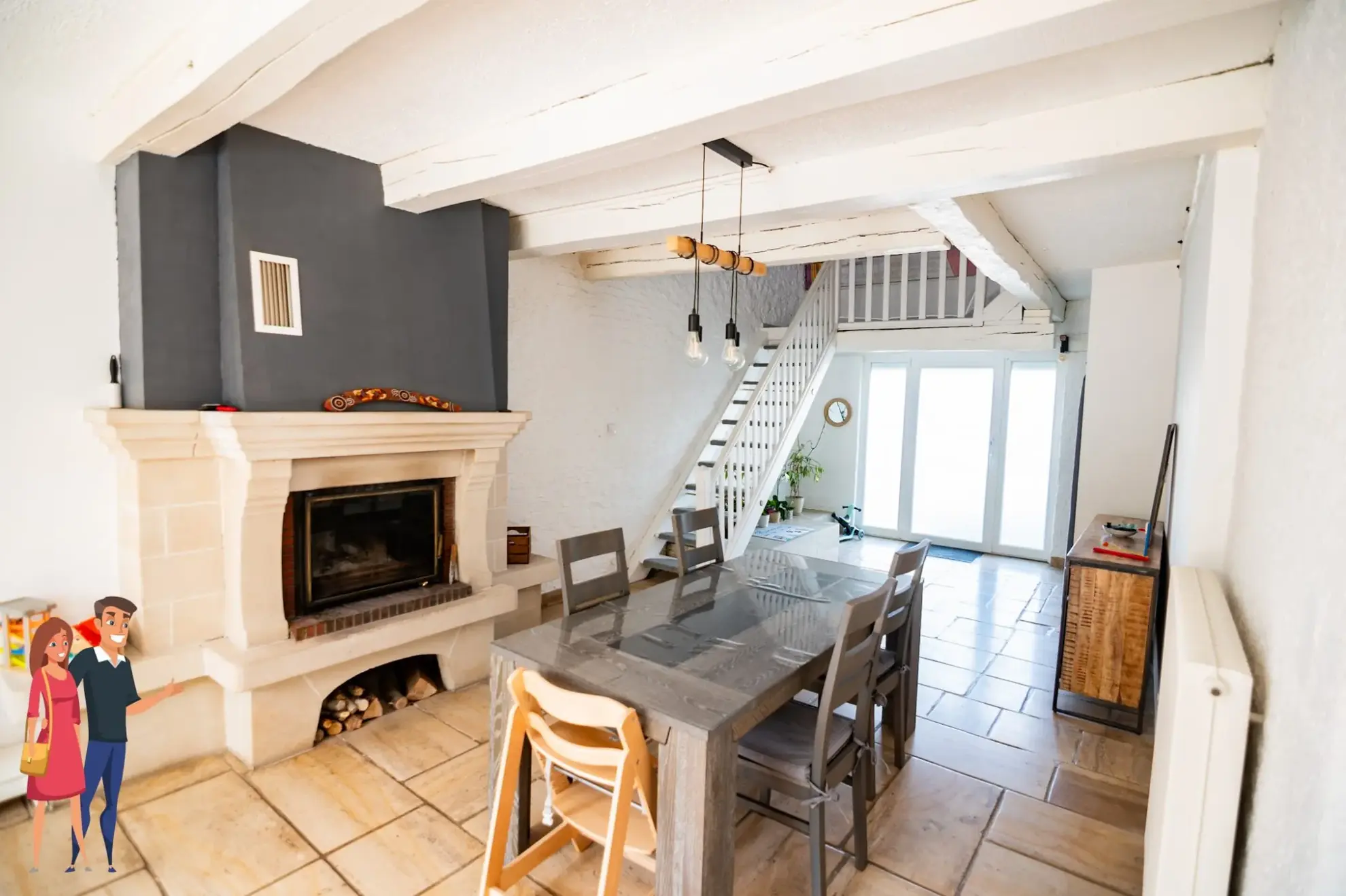 Magnifique duplex avec terrasse, jardin et parking à Mandeure 