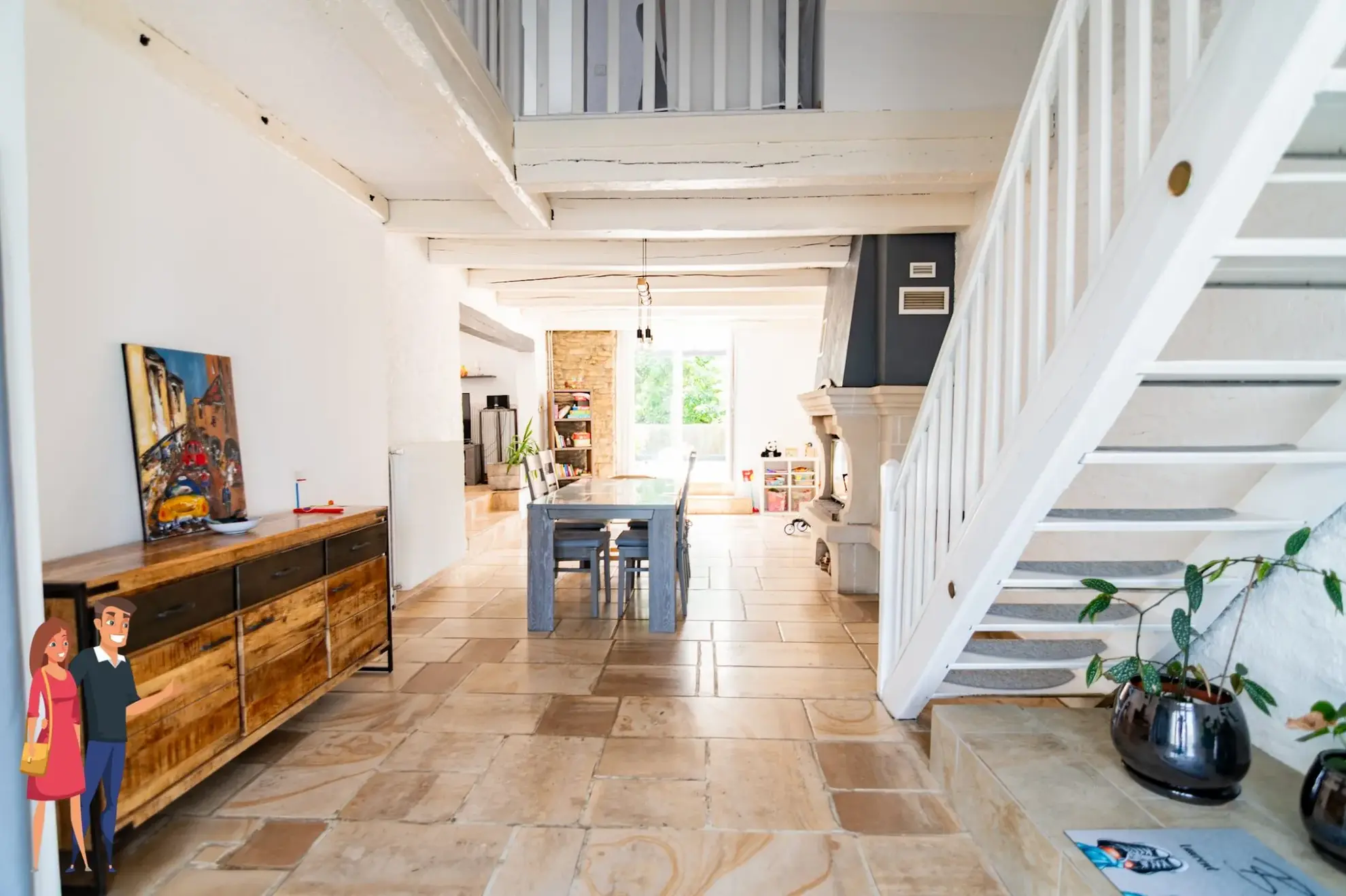 Magnifique duplex avec terrasse, jardin et parking à Mandeure 