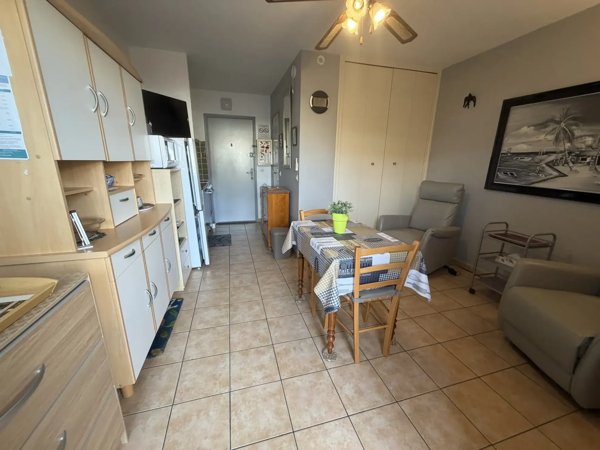 Studio rénové avec terrasse à Balaruc les Bains - Idéal locatif ou résidence secondaire