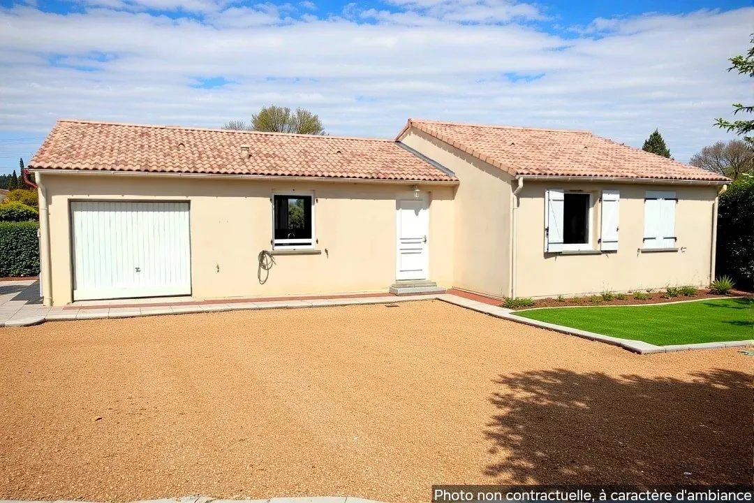Maison de plain-pied à vendre à Soual - 3 chambres, jardin, terrasse