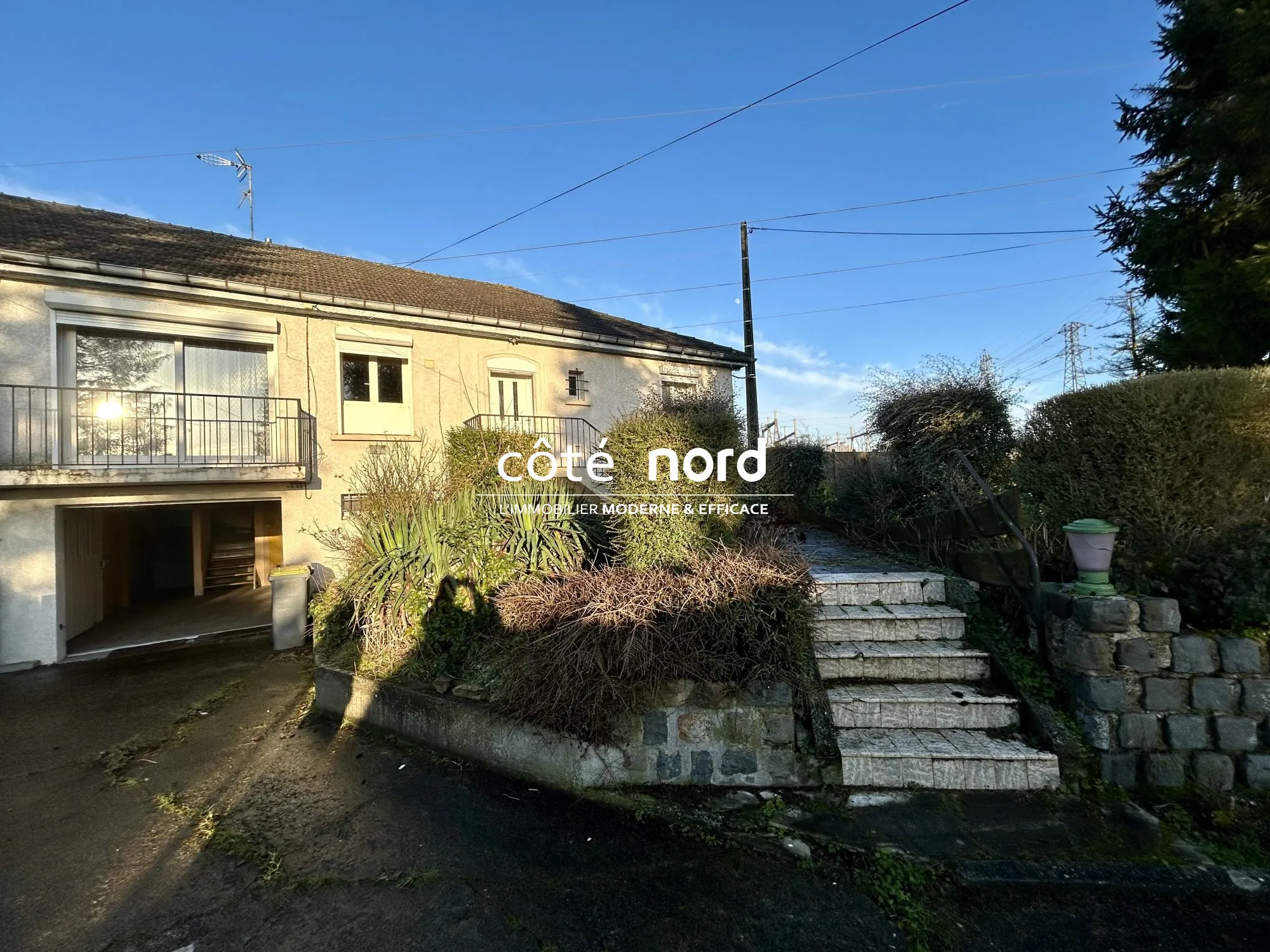 Maison de plain-pied à Caullery – 95 m², 4 chambres, terrain de 1505 m²