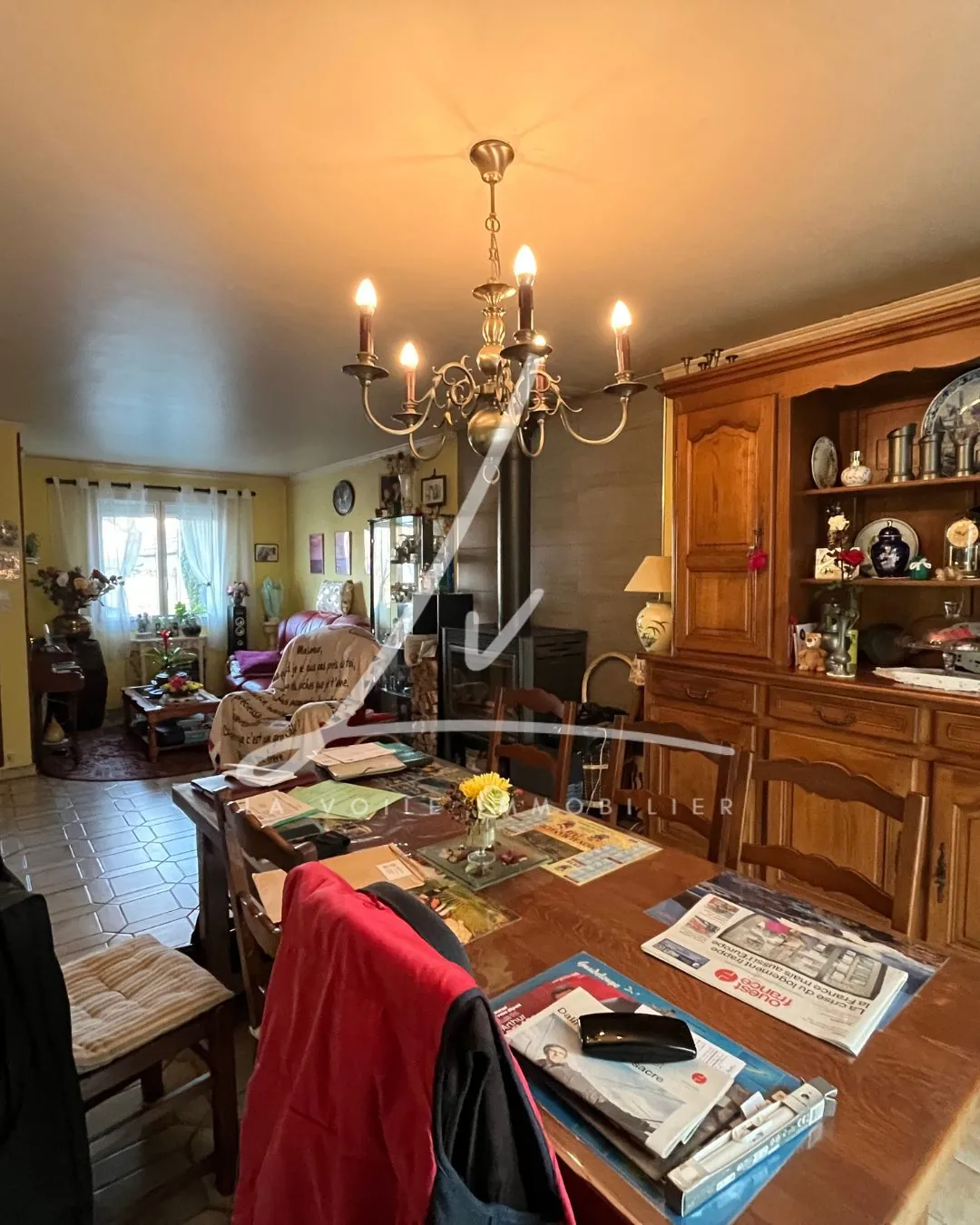 Maison en viager occupé à Argences avec garage, jardin et 4 chambres 