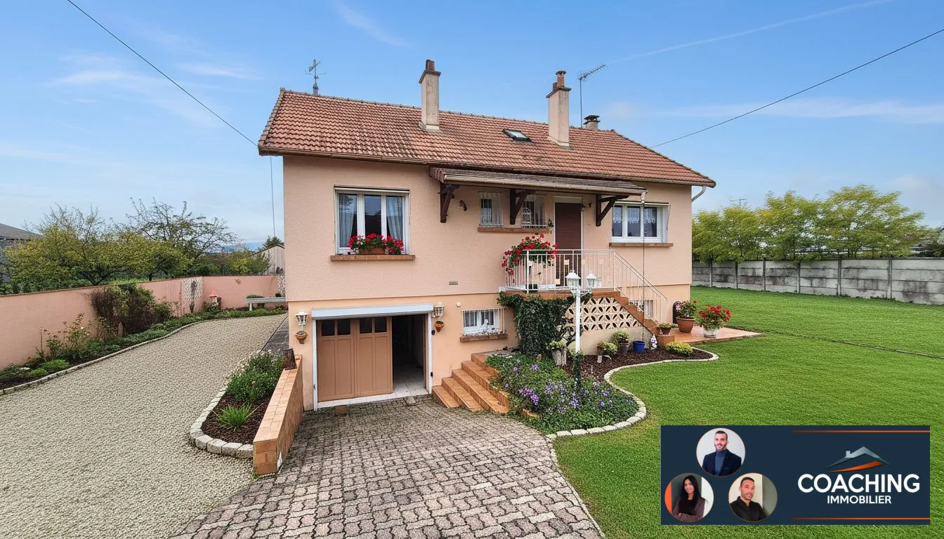 À vendre maison avec sous-sol proche Vitry-le-François, 3 chambres, garage, terrain clos